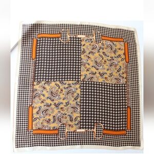 Pure Satin Silk Scarf Bandanna Paisley Square Office Necktie Hairband